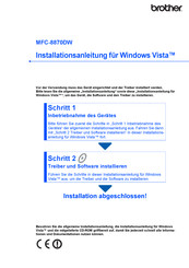 Brother MFC-8870DW Installationsanleitung