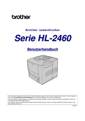 Brother HL-2460 Benutzerhandbuch