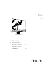 Philips Brilliance 221B3 Bedienungsanleitung