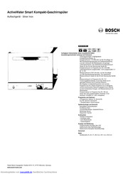 Bosch SKS51E18EU Kurzanleitung