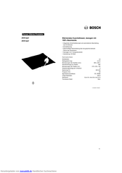 Bosch PFP1037 Kurzanleitung