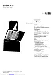 Bosch DWK09M850 Kurzanleitung