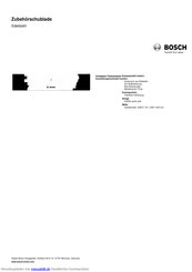 Bosch HSC140A51 Kurzanleitung