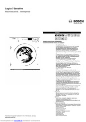 Bosch WIS28440 Kurzanleitung