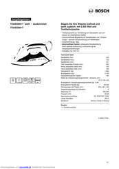 Bosch TDA502801T Kurzanleitung