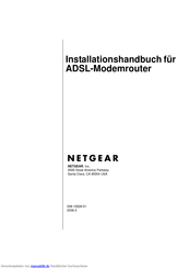 NETGEAR dg834 Installationshandbuch