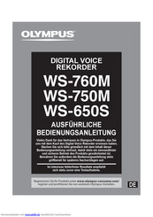 Olympus WS-650S Bedienungsanleitung