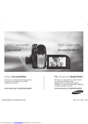 Samsung VP-DX10H Benutzerhandbuch