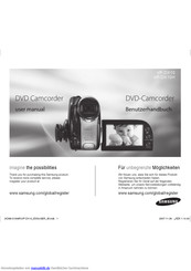 Samsung VP-DX10 Benutzerhandbuch