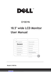 Dell D1901N Bedienungsanleitung