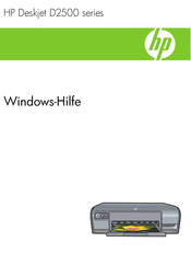 HP Deskjet D2500 series Handbuch