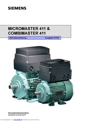 Siemens micromaster 411 Betriebsanleitung