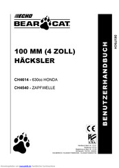 Echo Bear Cat CH4614 Benutzerhandbuch