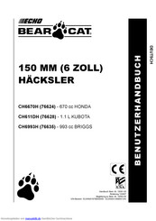 Echo Bear Cat CH611DH Benutzerhandbuch