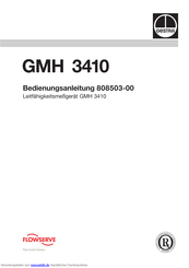 Flowserve GMH 3410 Bedienungsanleitung