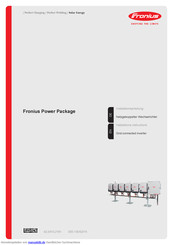 Fronius Power Package Installationsanleitung