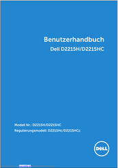 Dell D2215H Benutzerhandbuch