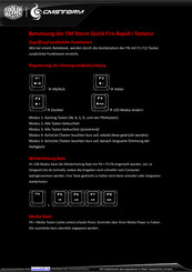 Cooler Master Quick Fire Rapid-i Benutzerhandbuch
