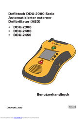 Defibtech DDU-2300 Benutzerhandbuch