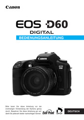 Canon EOS D60 digital Bedienungsanleitung