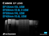 Canon EF300mm f/4L USM Bedienungsanleitung