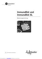 Hoefer Immunoblot XL Bedienungsanleitung