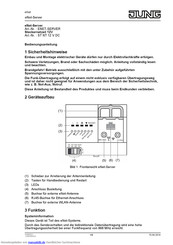 JUNG ENET Bedienungsanleitung