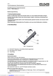 JUNG FMES3680ZS Bedienungsanleitung