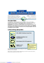 D-Link DWL-1000AP+ Schnellinstallationsanleitung