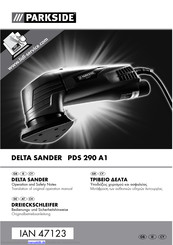 Parkside PDS 290 A1 Betriebsanleitung