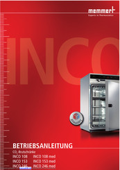 Memmert INCO 153 Betriebsanleitung