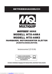 Multiquip HTX-44K4 Betriebshandbuch