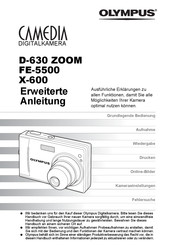 Olympus D-630 Zoom Anleitung
