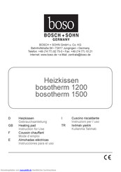 boso bosotherm 1500 Gebrauchsanleitung