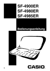 Casio SF-4985ER Bedienungsanleitung