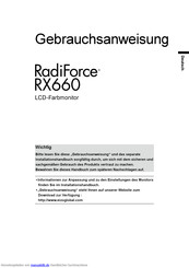 Radiforce RX660 Gebrauchsanweisung