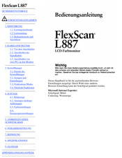 Flexscan L887 Bedienungsanleitung