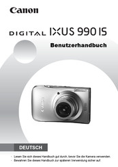 Canon IXUS 99015 Benutzerhandbuch