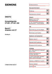 Siemens Simatic C7-621 ASi Handbuch