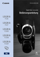 Canon LEGRIA FS307 Bedienungsanleitung