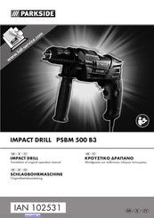 Parkside PSBM 500 B3 Betriebsanleitung