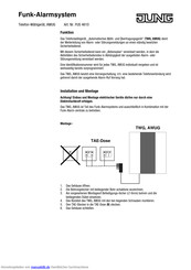 JUNG FUS4610 Montageanleitung