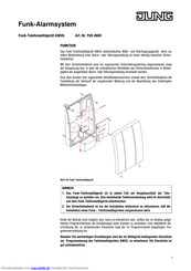 JUNG FUS4600 Montageanleitung