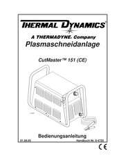 Thermal Dynamics CutMaster 151 (CE) Bedienungsanleitung