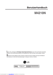 LG M4210N-B10 Benutzerhandbuch