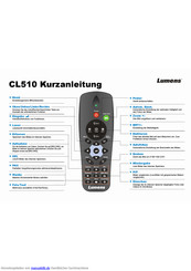 Lumens CL510 Kurzanleitung