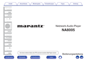 Marantz NA8005 Bedienungsanleitung