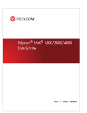 Polycom RMX 1500 Handbuch