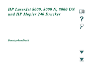 HP LaserJet 8000 DN Benutzerhandbuch
