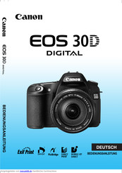 Canon Batteriegriff für EOS 30D Bedienungsanleitung